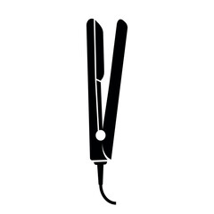 Hair straightener silhouette