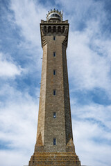 Eckmühl lighthouse in Finistère, Bretagne France