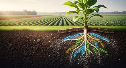 Soil Health Microbes and Plant Roots for Sustainable Agriculture