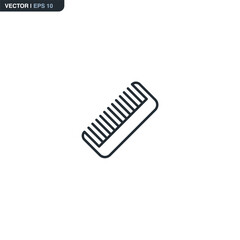 Comb, linear style sign for mobile concept and web design