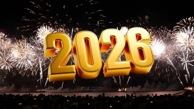 New Year's Eve Rio de Janeiro 2026, fireworks
