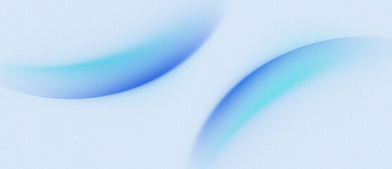 Blue Cyan Crescent Flow – Abstract Gradient Shapes on Soft Minimal Background