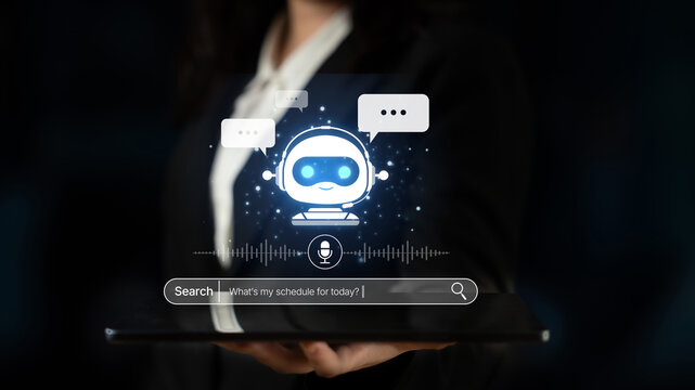 AI assistant with voice chat interface, combining smart chatbot, voice command, and AI-powered control search tools. Agentic AI assistant helps users search and chat naturally. Spline - Powered by Adobe