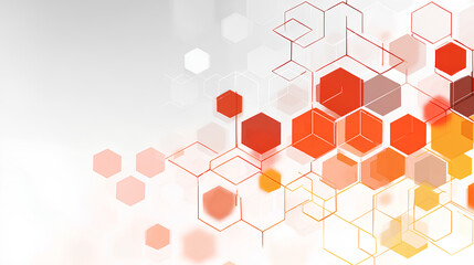 Modern medical or health care scientific abstract background with hexagons. Geometric stripe line art design for poster, brochure, cover, banner, header, website, presentation template Stock Vector