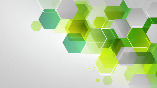 Modern medical or health care scientific abstract background with hexagons. Geometric stripe line art design for poster, brochure, cover, banner, header, website, presentation template Stock Vector