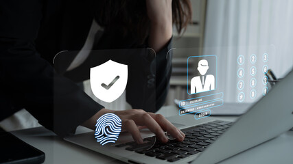 A multi factor authentication system for digital security and access control. Using passwords, biometrics, and PIN codes for secure user login. Motif