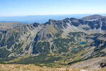 Naklejka premium Landscape of Rila mountain Around Musala peak, Bulgaria