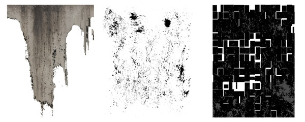 Set of grunge textures