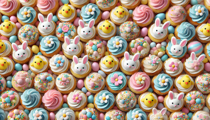 Spring Cupcake Swirls