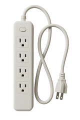 extension socket white background