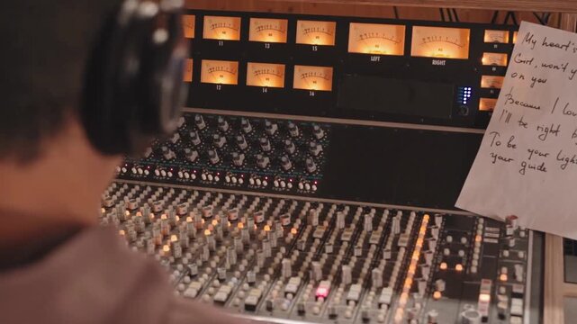 Mastering the Perfect Track: Music Producer at Work