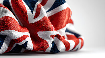 Fototapeta premium United kingdom or england flag on transparency background with copy space 3D render Stock Illustration