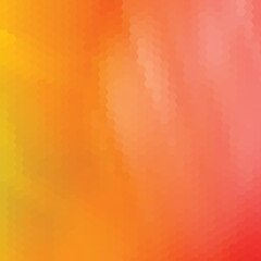 yellow and orange hexagon background. polygonal style. eps 10