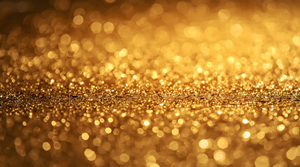 Gold Christmas background. Shiny gold glitter Christmas background