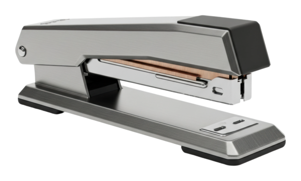 Office stapler action workspace product professional isolated on transparent background