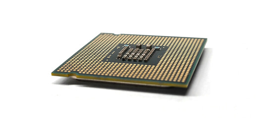 CPU on white background to represent scientific progress