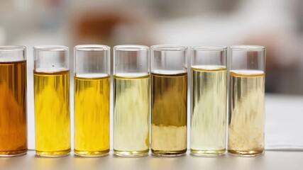 Closeup of technicians testing impactresistant resin samples in a modern lab focusing on material durability for automotive and sports gear applications.