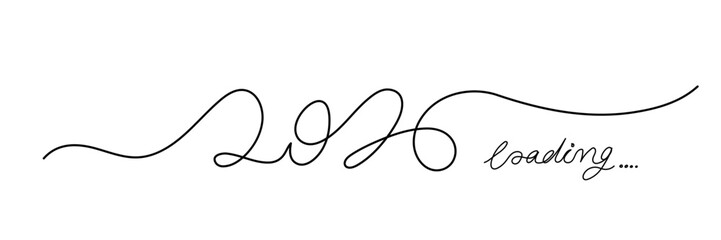 Happy new year 2026 Lettering. New year greeting text clip art for calendar, party celebration, banner and poster card template vector illustration.