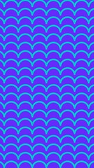 Blue fish scale pattern iPhone wallpaper, abstract design © Rawpixel.com