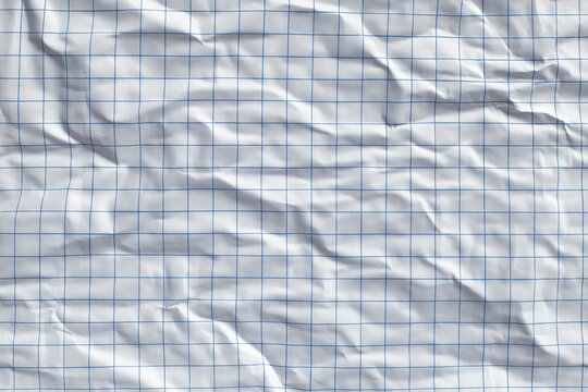 crumpled graph paper texture - Powered by Adobe