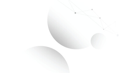 Modern Abstract Background with Circle White Grey Color Gradient