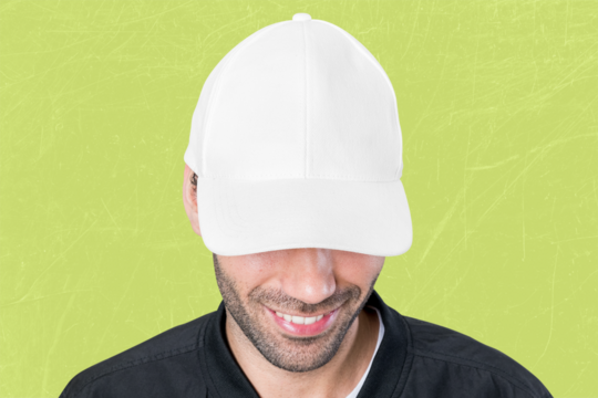 Baseball cap png transparent mockup
