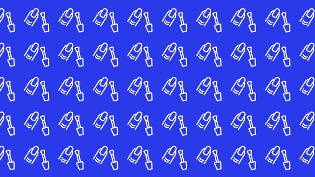 Repeating pattern of manicured nails with nail polish bottles. Great for beauty blogs, salons, nail artists, fashion websites, and cosmetic products advertising.