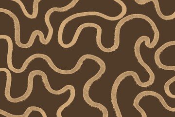 Warm brown abstract cellular texture with fluid swirls and earthy depth, perfect for natural stone or marble effects