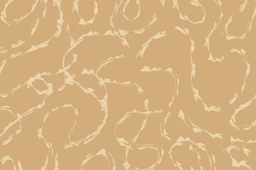 Pale beige abstract organic design with delicate curls and minimalist depth, ideal for calm abstract art