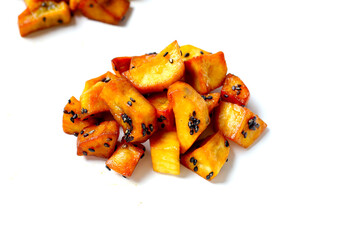 Daigaku imo with black sesame