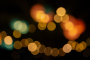color bokhe lights background.eautiful blurred light bokhe for background material.