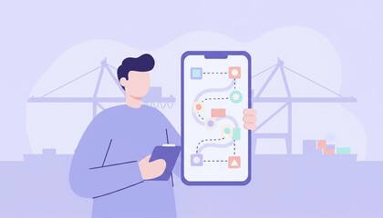 Strategic Planning on Mobile - Navigating Business Success with Technology.
