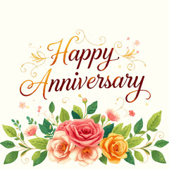 happy birthday card with roses