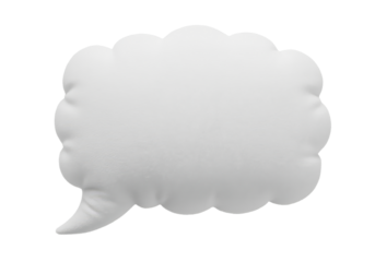 Speech bubble placeholder for speech therapy worksheets about classroom communication posters about school announcements or educational banners for tutoring centers and language course flyers