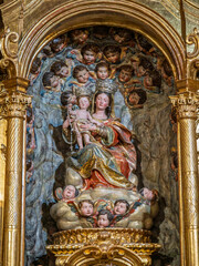17th-century Virgin of the Rosary sculpture in Seville, Spain