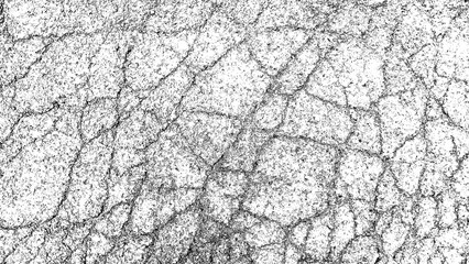 ざらざらにひび割れ荒れた地面・またはコンクリートの表面のグランジテクスチャ