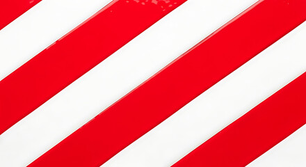 Vibrant red and white diagonal stripes create a bold, graphic pattern perfect for modern designs and impactful backgrounds.