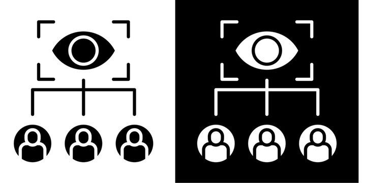 Shared Vision   Icon Set White Style Collection