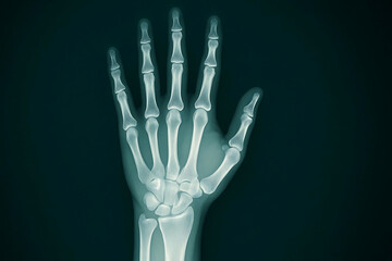 A glowing digital hand in a gesture of connection, representing human interaction in the digital and technological world.