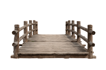 Rustic wooden bridge (1)