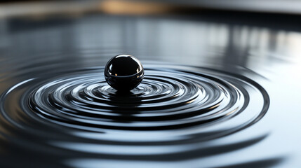 A 3D electron orbit model hovers above a surface, with glowing orbital paths and particle representation, illustrating atomic structure and quantum physics concepts.
