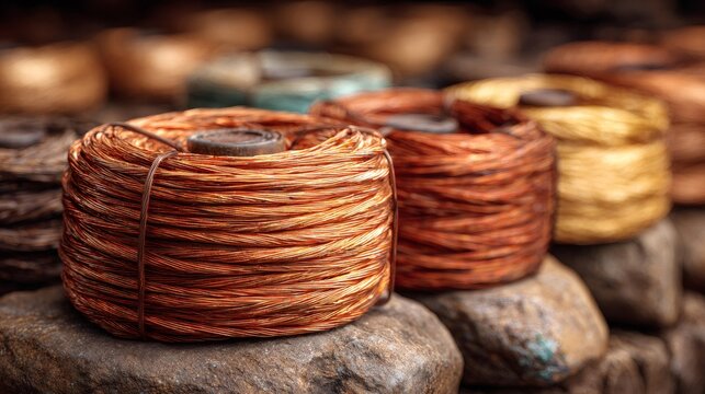 Copper wire spools and other metal commodities