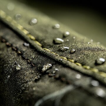 Detailed macro view of ripstop fabric showcasing its strength and texture.