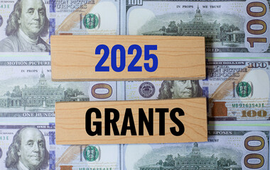 Fototapeta premium 2025 Grants Funding and Financial Aid