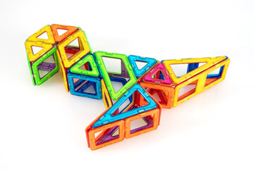 Detailed Construction Stage of Magnetic Dinosaur Toy