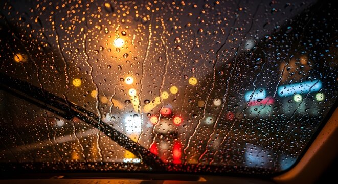 rain drops on window
