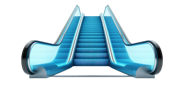 Elevator isolated on transparent background, a modern marvel of engineering, stands ready to transport people between floors, a symbol of convenience and accessibility