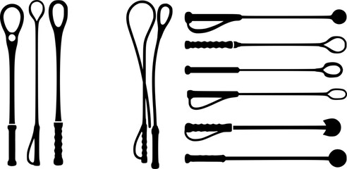 Horse riding crop silhouette, Whip silhouette, Riding crops silhouette, Riding crops, Whip, Horse crops, Riding equestrian, Riding crop clipart, Riding crops bundle set
