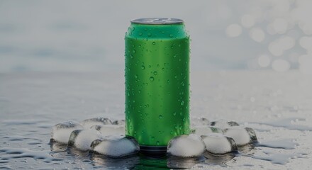 Green Tin Object for Green Screen Editing in Various Scenes