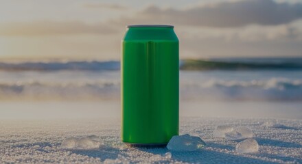 Green Tin Object for Green Screen Editing in Various Scenes